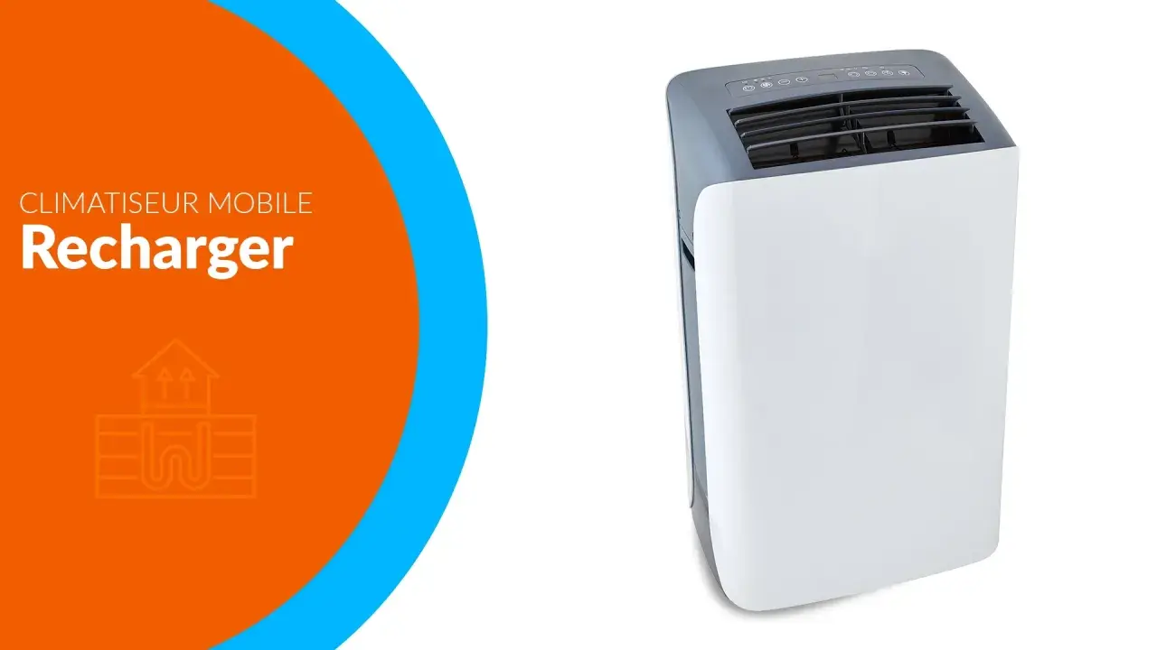 Climatiseur mobile "Recharger" : profitez d'une fraîcheur optimale.