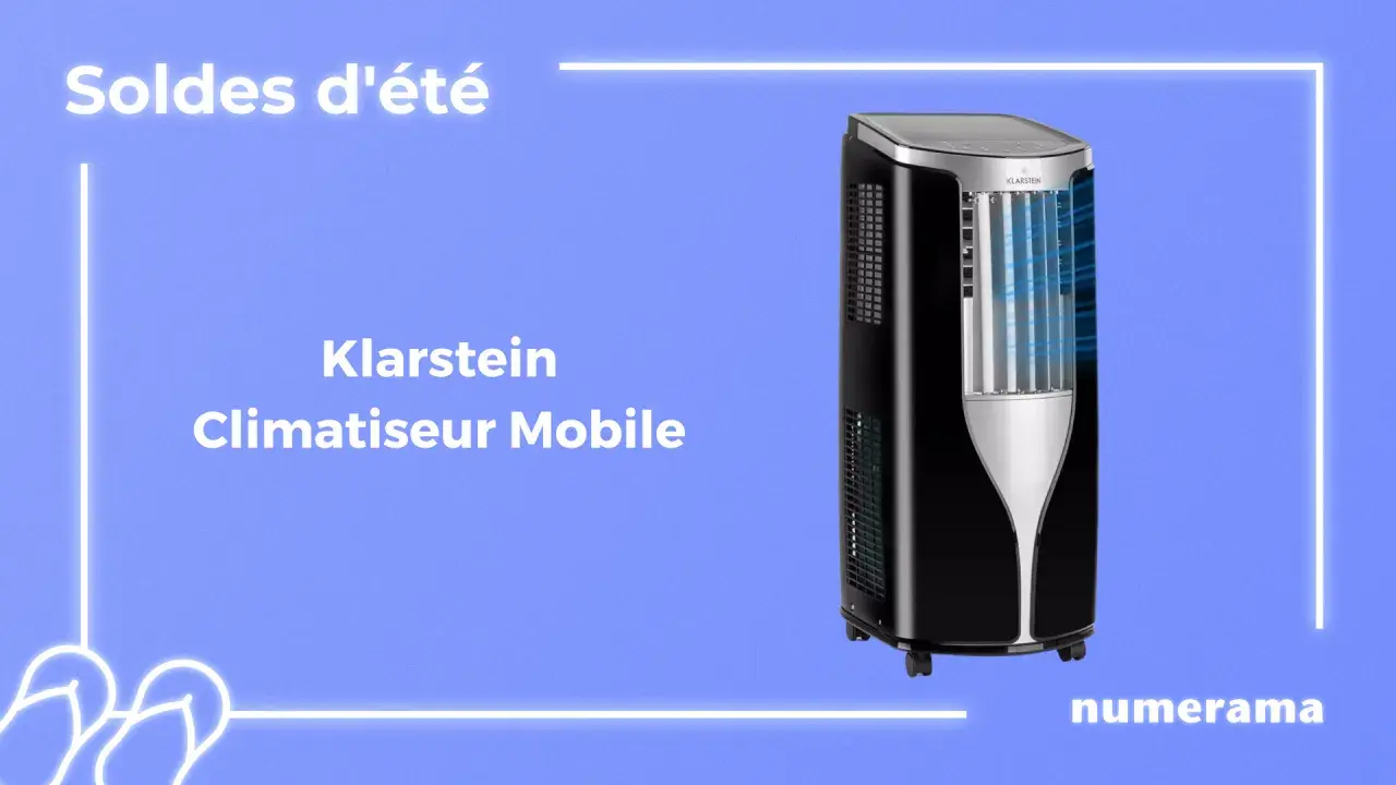 Climatiseur Klarstein New Breeze 9, idéal pour les soldes d'été. Profitez d'un air frais et agréable.