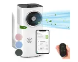 Climatiseur Klarstein Kraftwerk Smart, avec télécommande et application mobile pour un contrôle intuitif. Refroidissement efficace pour votre confort.