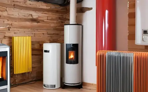 Plusieurs appareils de chauffage, dont des poêles à granulés et des radiateurs, sont présentés, offrant des solutions de chauffage économique pour votre foyer.