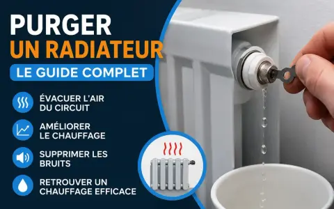 Guide complet pour purger un radiateur : évacuer l'air, améliorer le chauffage, supprimer les bruits et retrouver une chaleur efficace.