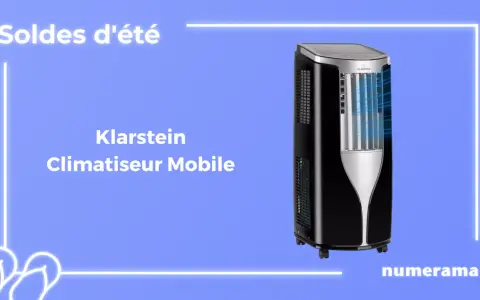Climatiseur Klarstein New Breeze 9, idéal pour les soldes d'été. Profitez d'un air frais et agréable.